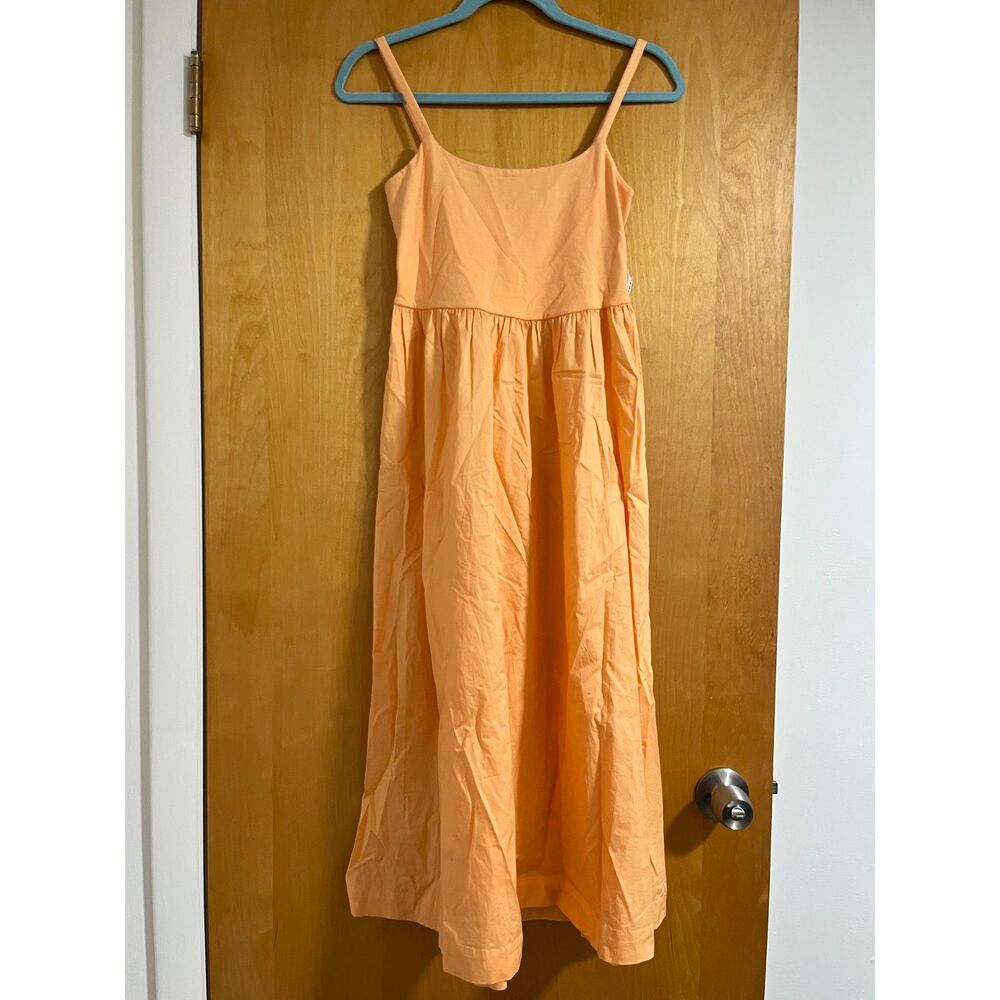 Spaghetti strap full length summer dress.